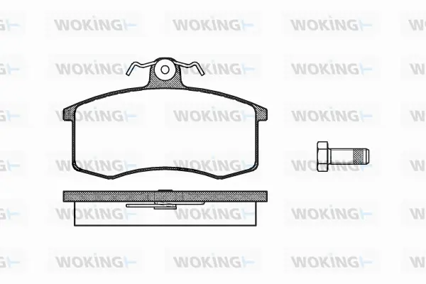 Brake Pad Set, disc brake (P3213.00)