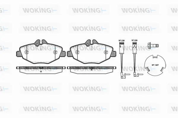 Brake Pad Set, disc brake (P8903.02)