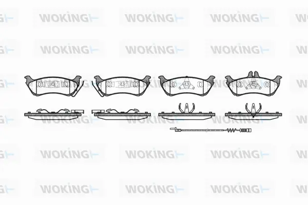 Brake Pad Set, disc brake (P7983.11)