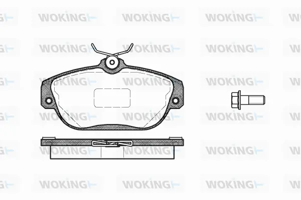 Brake Pad Set, disc brake (P2683.10)