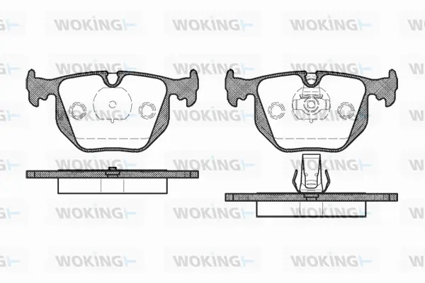 Brake Pad Set, disc brake (P2813.20)