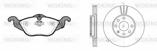 Brake Kit, disc brake (87843.00)