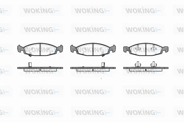 Brake Pad Set, disc brake (P6363.02)