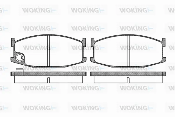 Brake Pad Set, disc brake (P0083.10)