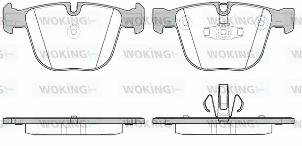 Brake Pad Set, disc brake (P9923.20)