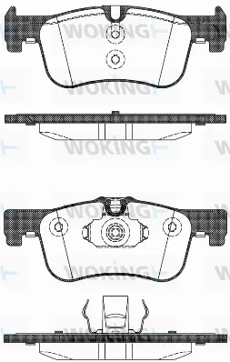 Brake Pad Set, disc brake (P15783.10)