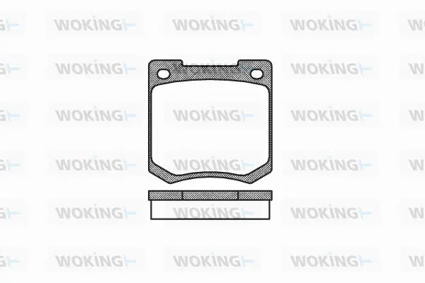 Brake Pad Set, disc brake (P1403.00)