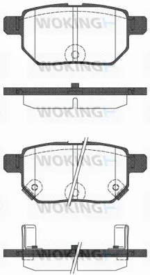 Brake Pad Set, disc brake (P13863.22)