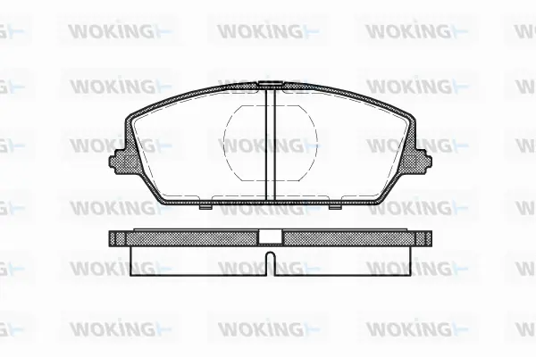Brake Pad Set, disc brake (P2873.00)