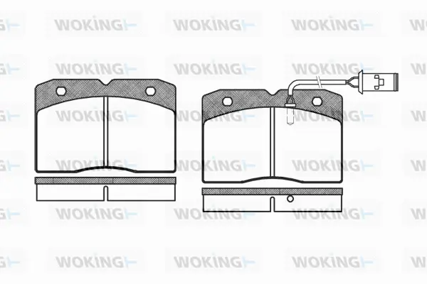 Brake Pad Set, disc brake (P3113.22)