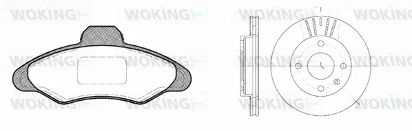 Brake Kit, disc brake (82313.00)