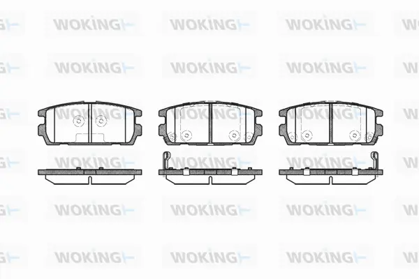 Brake Pad Set, disc brake (P9773.02)