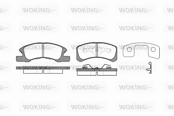 Brake Pad Set, disc brake (P10113.02)