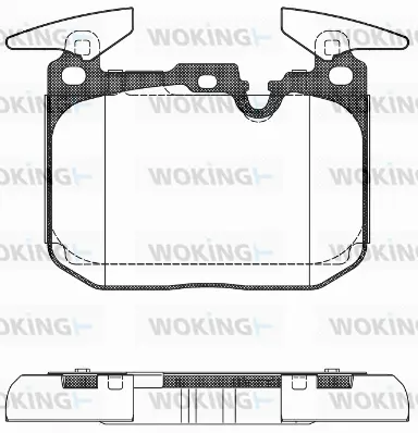 Brake Pad Set, disc brake (P15913.00)