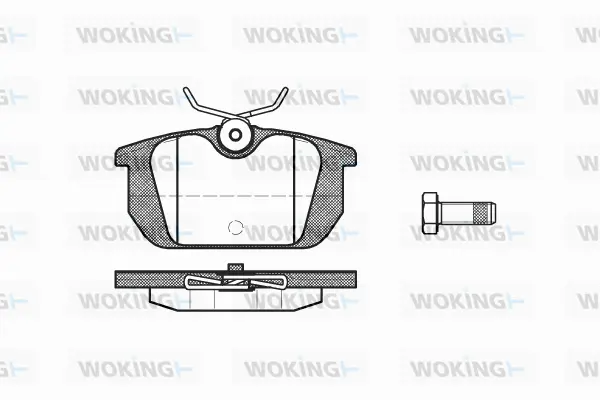Brake Pad Set, disc brake (P3313.10)
