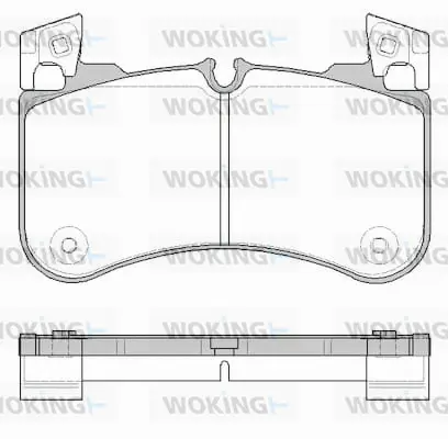 Brake Pad Set, disc brake (P19313.00)
