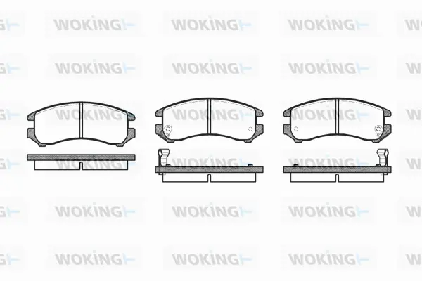 Brake Pad Set, disc brake (P3193.02)