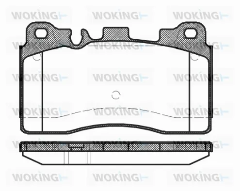 Brake Pad Set, disc brake (P15543.00)