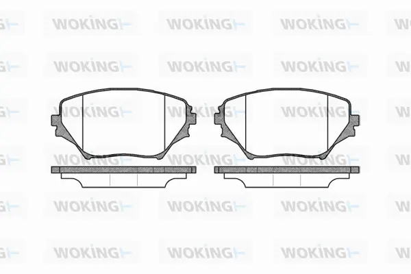 Brake Pad Set, disc brake (P9133.00)