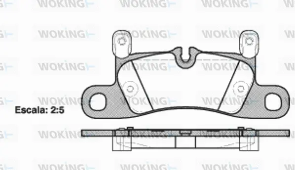Brake Pad Set, disc brake (P12793.20)