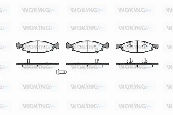 Brake Pad Set, disc brake (P6363.12)