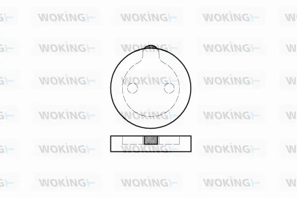 Brake Pad Set, disc brake (P1893.00)