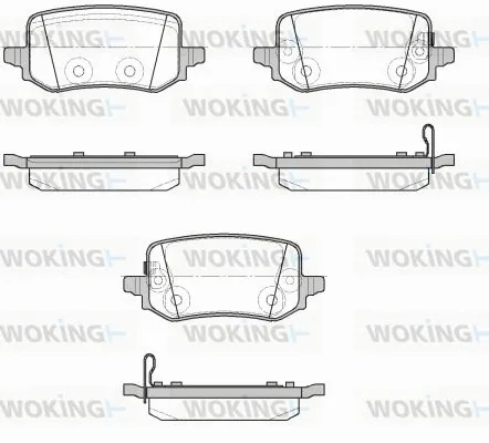 Brake Pad Set, disc brake (P18583.02)