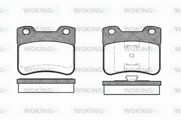 Brake Pad Set, disc brake (P3473.10)