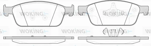 Brake Pad Set, disc brake (P14103.10)