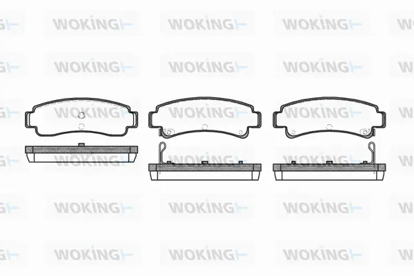 Brake Pad Set, disc brake (P2023.02)