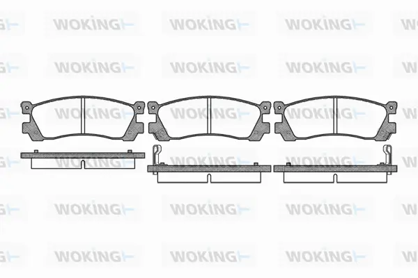 Brake Pad Set, disc brake (P2993.02)