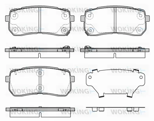 Brake Pad Set, disc brake (P13883.12)