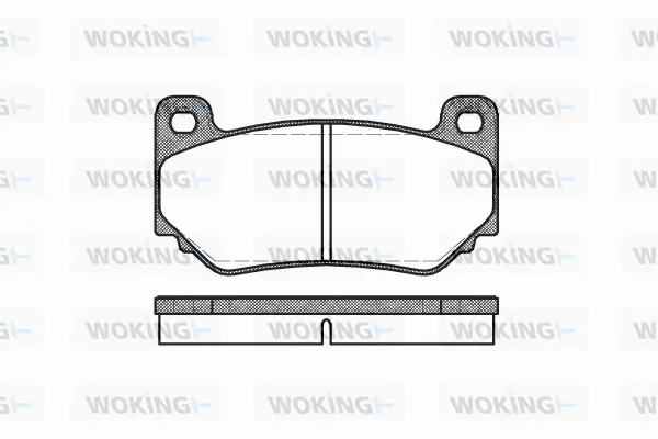 Brake Pad Set, disc brake (P11573.00)