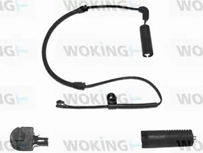 Warning Contact, brake pad wear (001018)