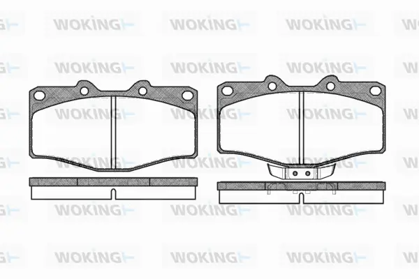 Brake Pad Set, disc brake (P2153.02)