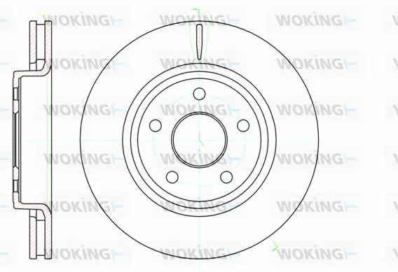 Brake Disc (D61210.10)