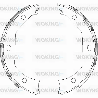 Brake Shoe, parking brake (Z4716.00)