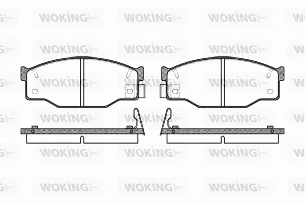 Brake Pad Set, disc brake (P0953.14)