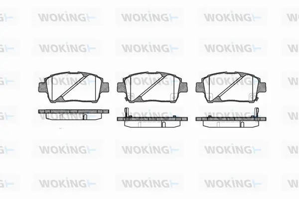 Brake Pad Set, disc brake (P6403.02)