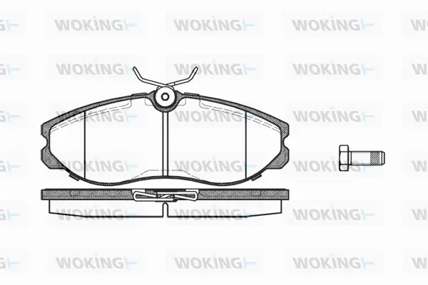 Brake Pad Set, disc brake (P5623.00)