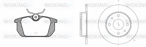 Brake Kit, disc brake (83313.00)