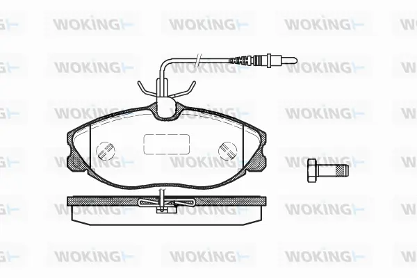 Brake Pad Set, disc brake (P7043.04)
