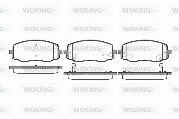 Brake Pad Set, disc brake (P10333.02)