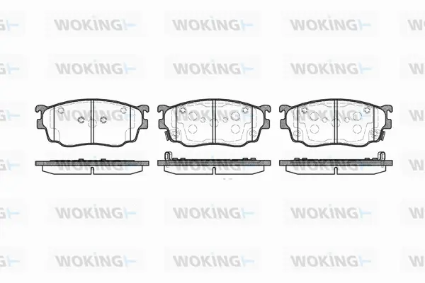 Brake Pad Set, disc brake (P9003.12)
