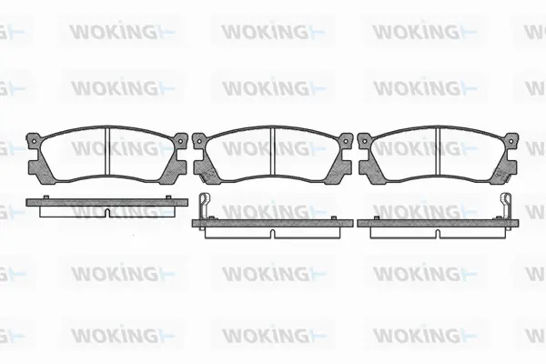 Brake Pad Set, disc brake (P3483.02)