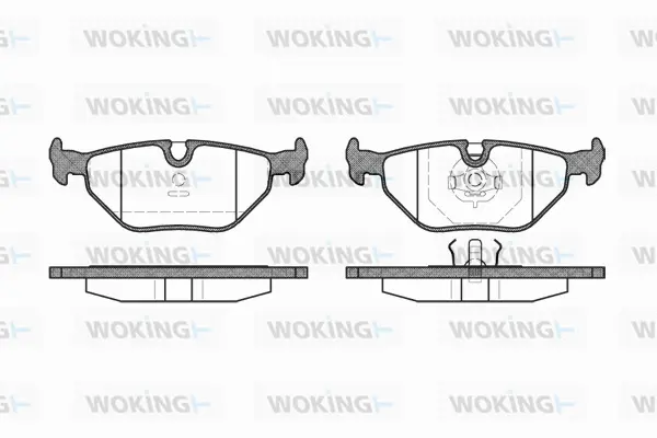 Brake Pad Set, disc brake (P3653.00)