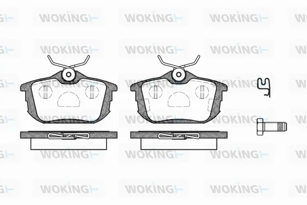Brake Pad Set, disc brake (P7053.12)