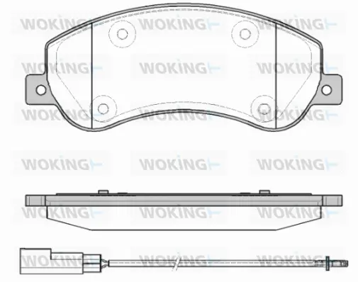 Brake Pad Set, disc brake (P13503.11)
