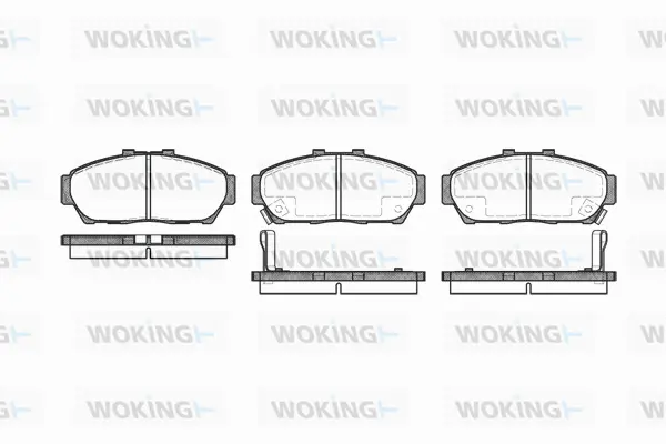 Brake Pad Set, disc brake (P5643.02)