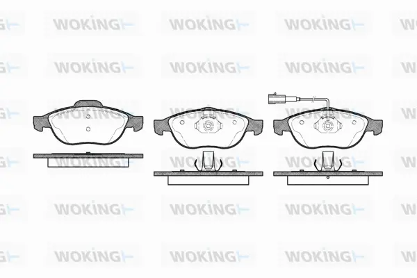 Brake Pad Set, disc brake (P7603.11)